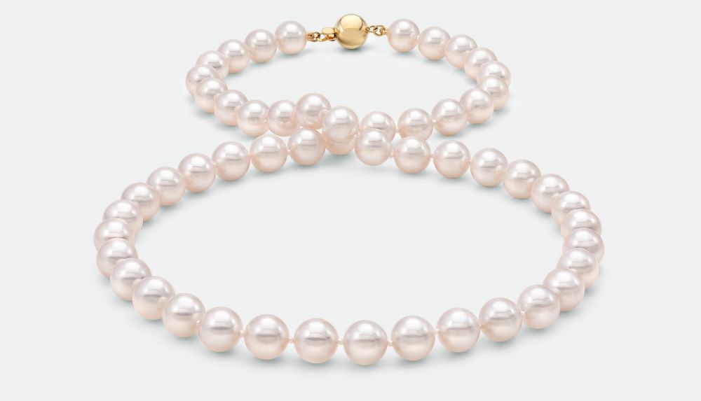 Hanadama pearl necklace