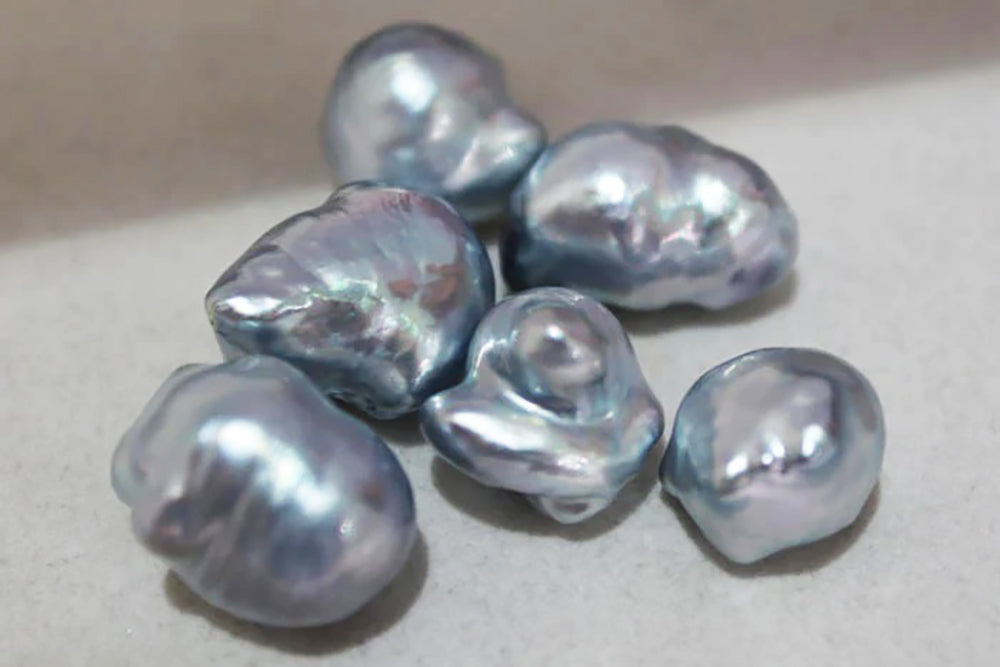 Silver Blue White South Sea Pearls