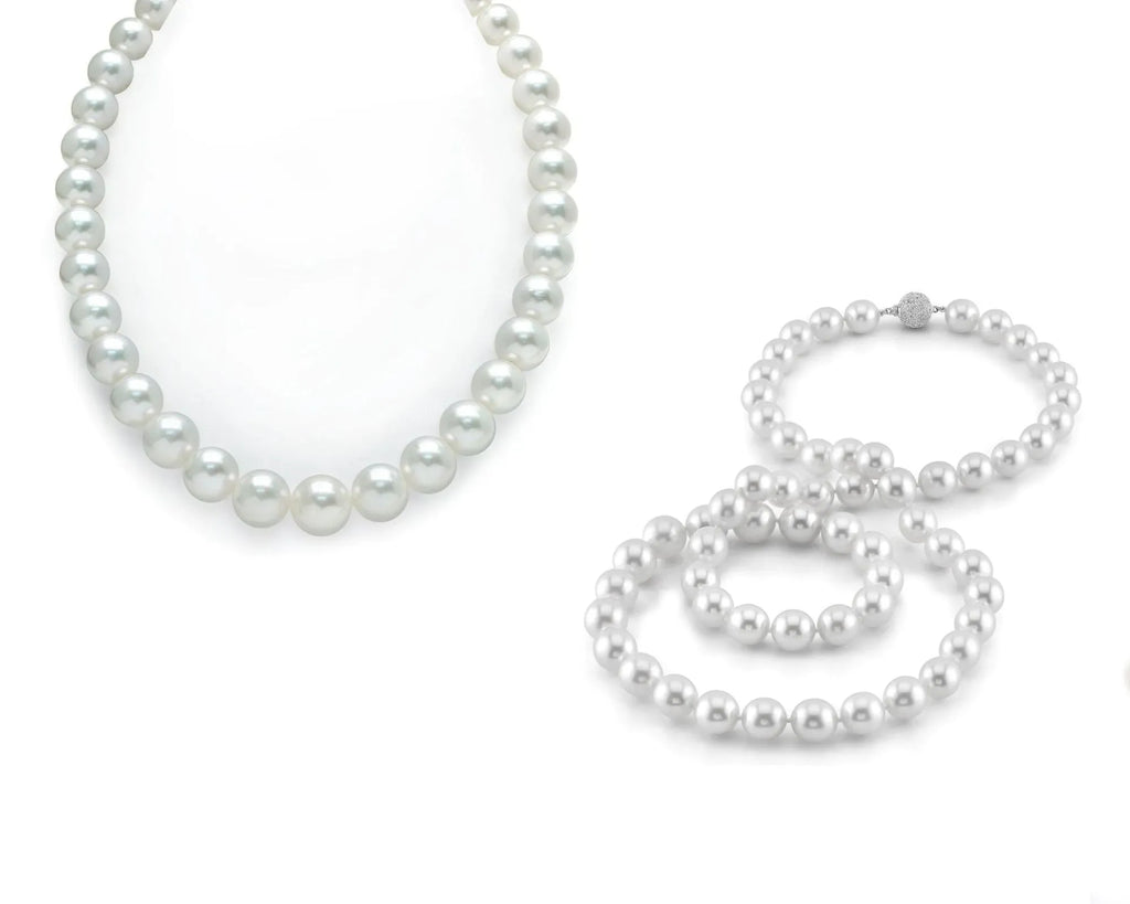 White top quality South Sea Pearl Necklaces