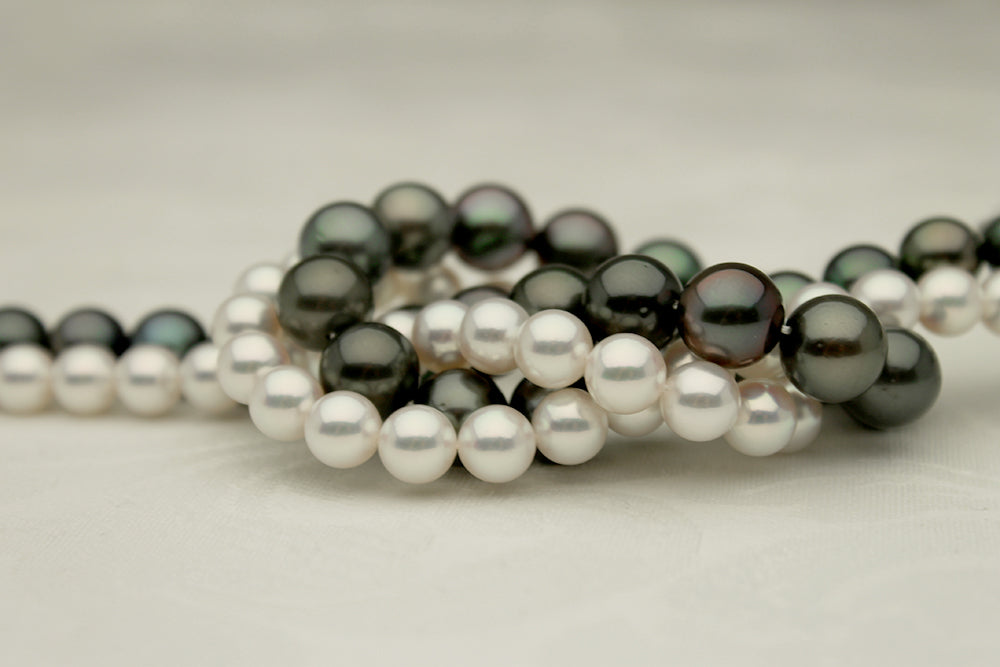 Pearl Eye Candy Spotlight: Tahitian and Akoya Pearls