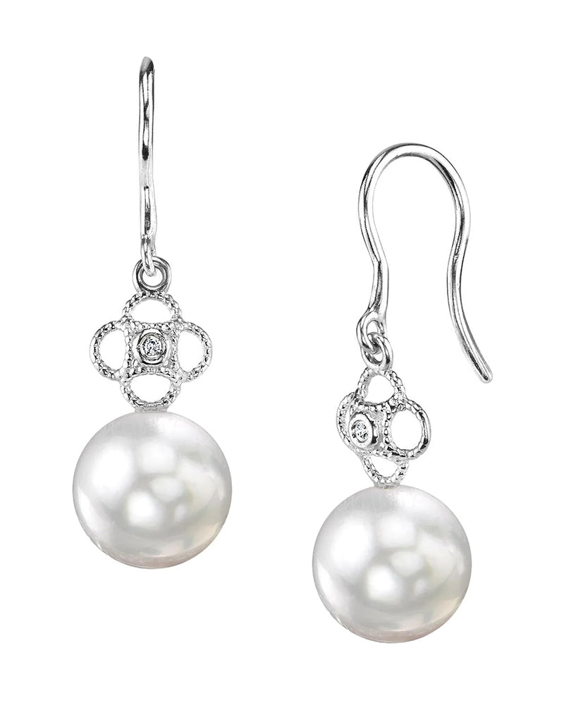 Weekly Product Spotlight: White South Sea Pearl & Diamond Harper Earrings