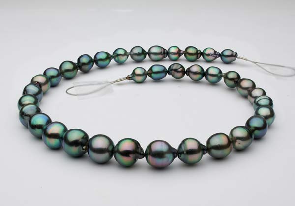 Tahitian Pearl Keshi Necklace, Black Pearl Necklace. South Sea Pearl S –  Sheri Beryl