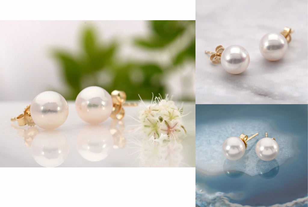 Hanadama Akoya Pearl earrings