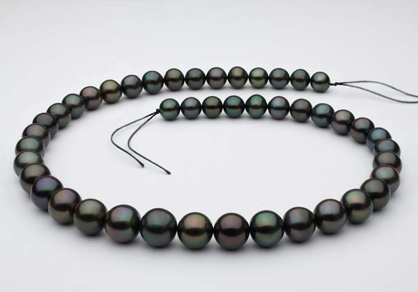 Tahitian Black Pearl Necklace 36 inch | New York Jewelers Chicago