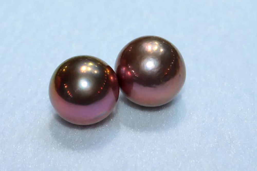 Purple Metallic Edison Pearls