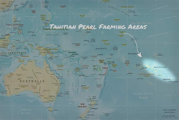 tahitian pearl farming areas
