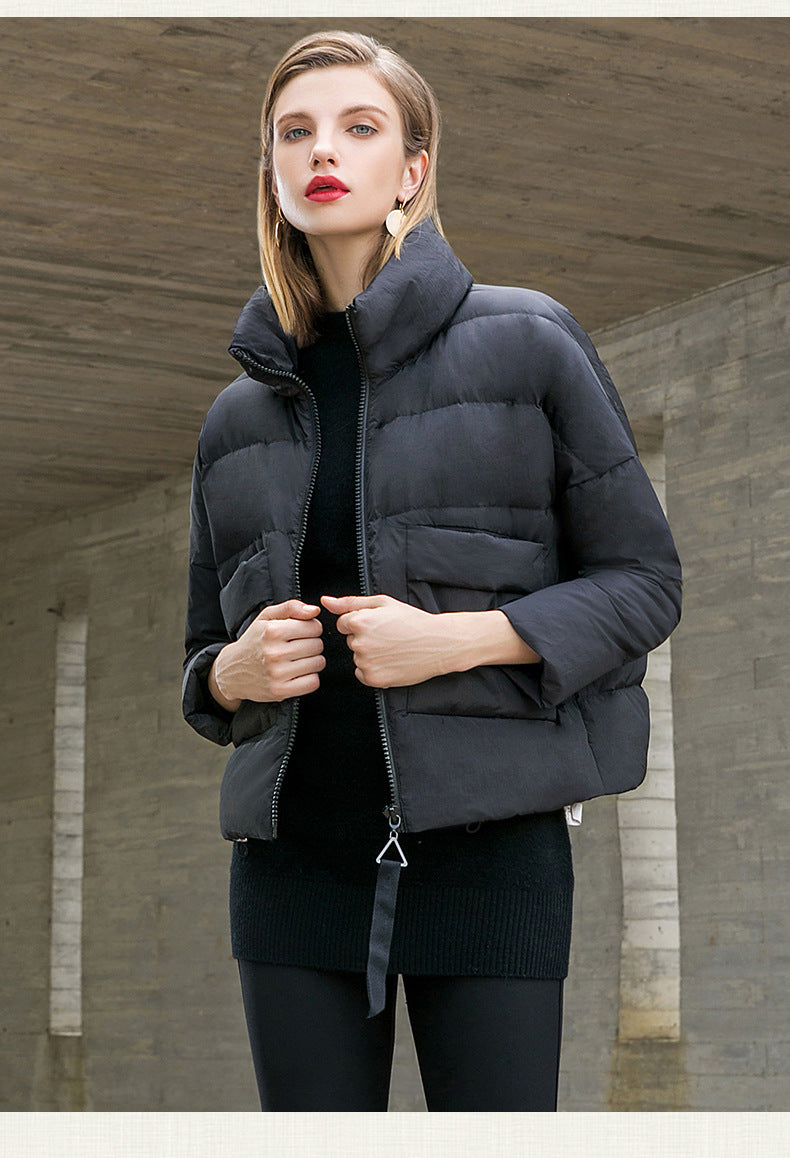 women's short down jacket