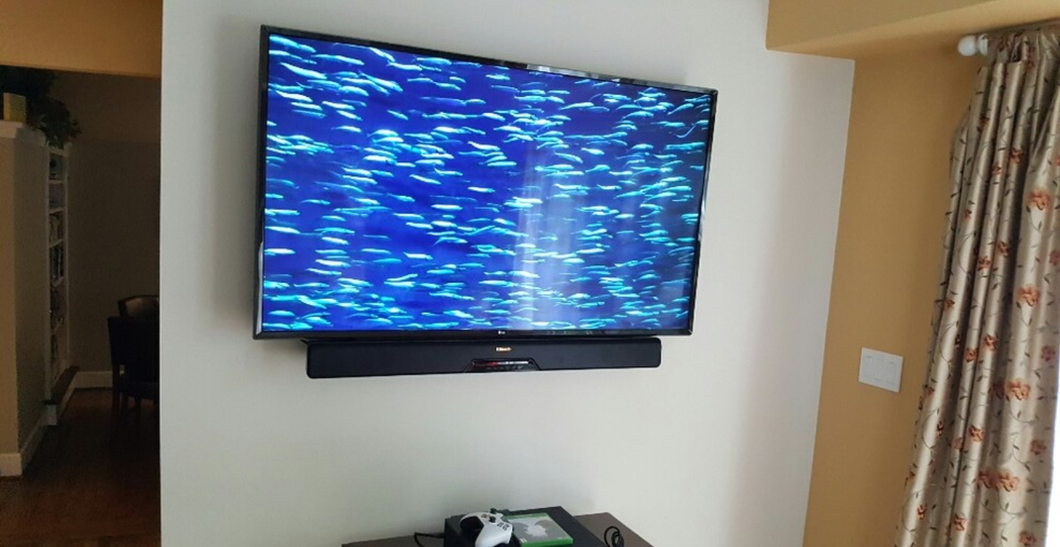 tv and soundbar mount