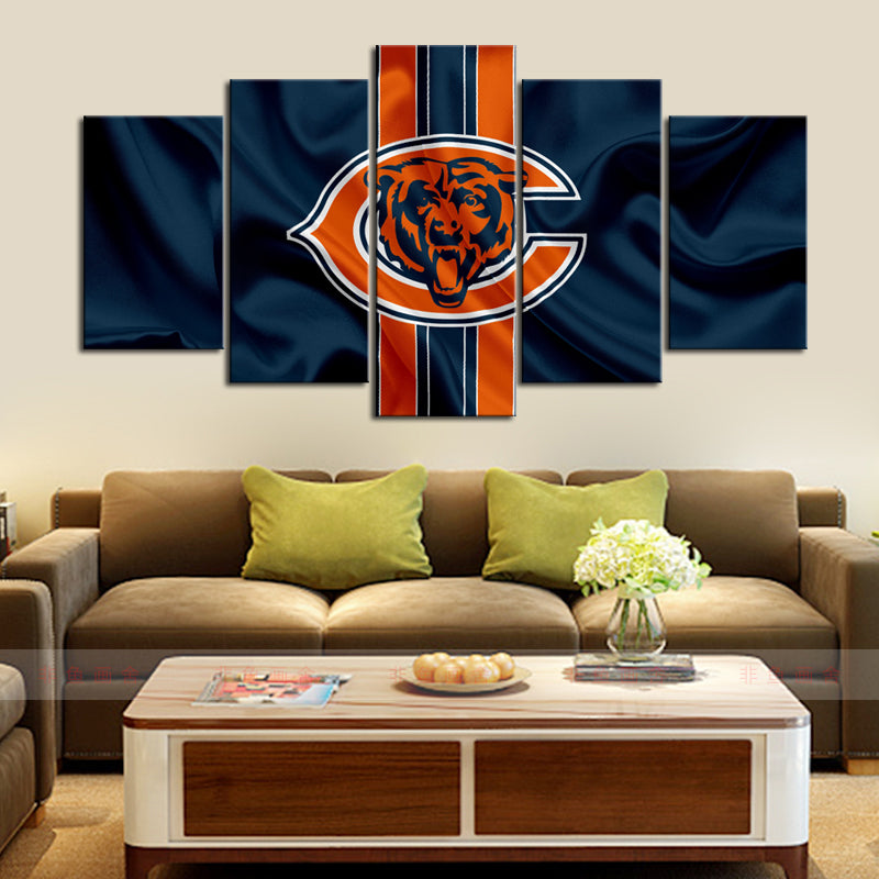 Chicago Bears Fabric, Wallpaper and Home Decor