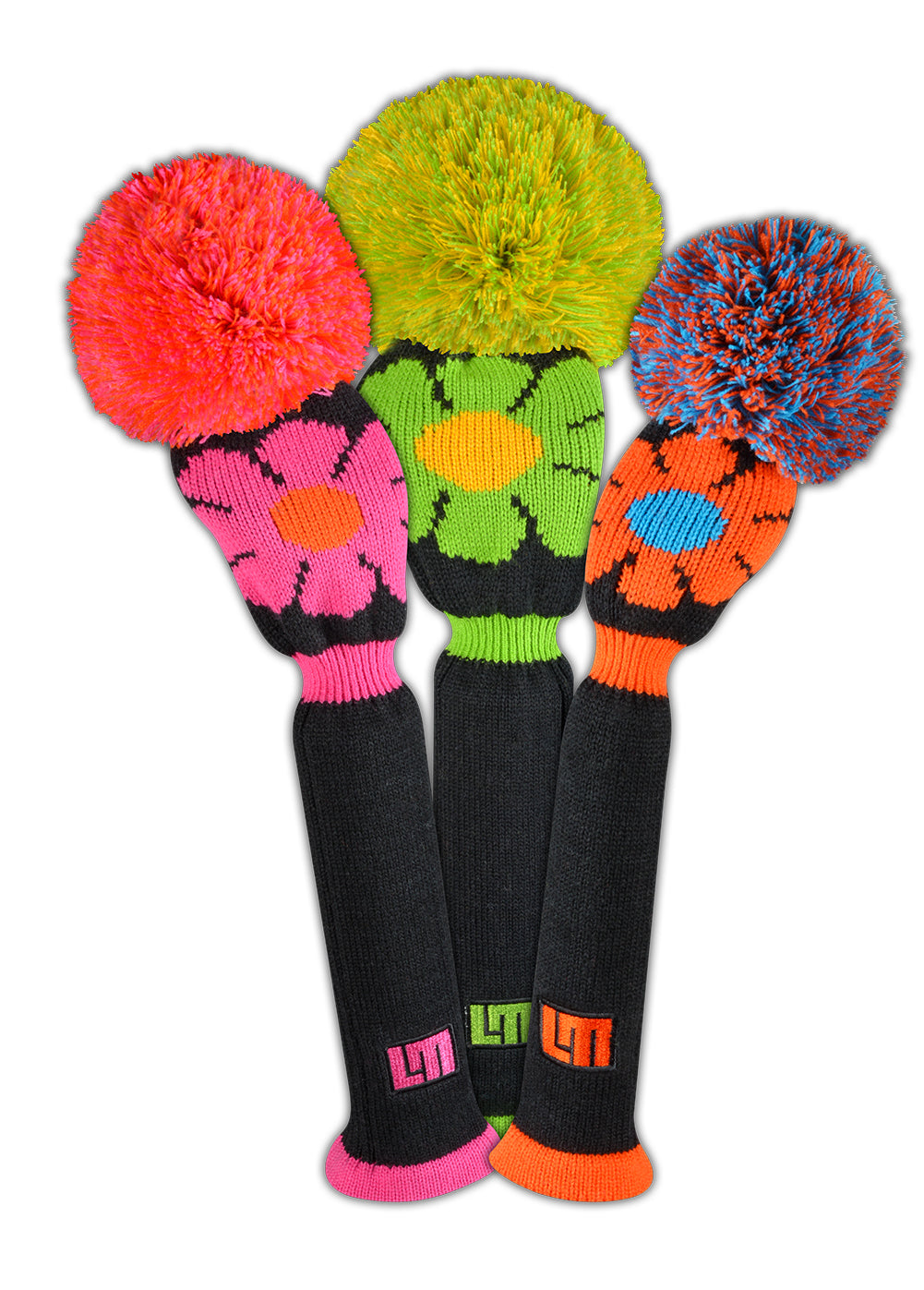 Just4golf Knitted Loudmouth Magic Bus Driver Fairway Hybrid Set Just4golf