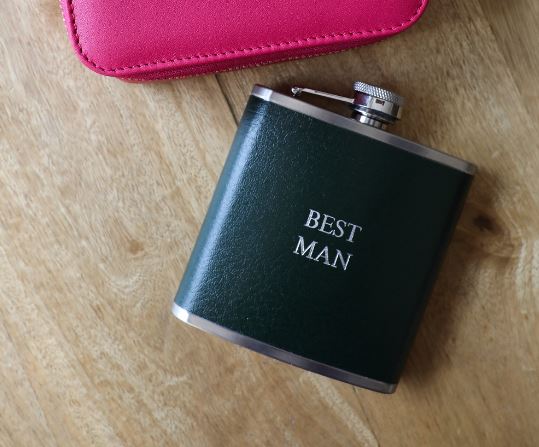 Engraved Flask