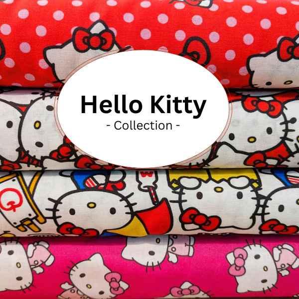 Springs Creative Hello Kitty Polka Dot Cotton Fabric - Each