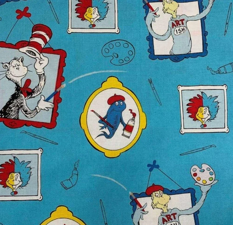 Dr. Suess Cat In the hat fabric