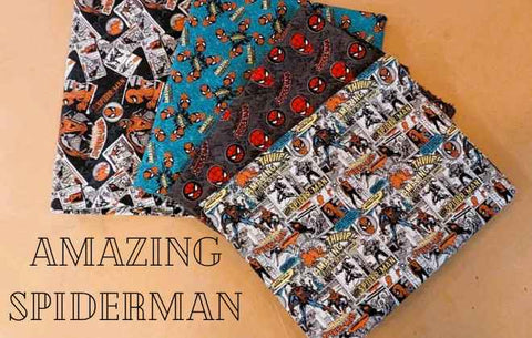 Spiderman Licensed Fabric