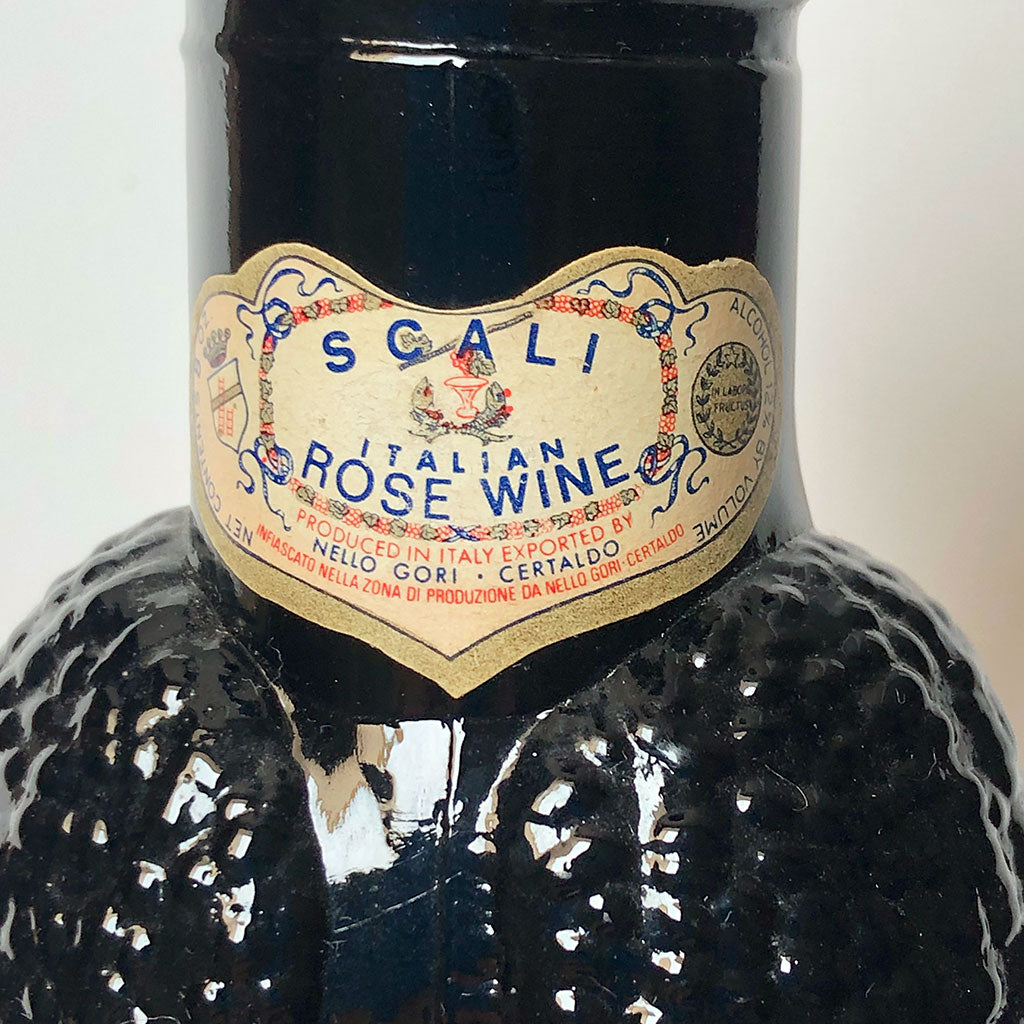 Vintage Poodle Liquor Bottle from Italy
