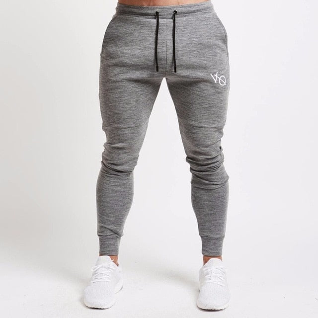 black skinny jogger pants