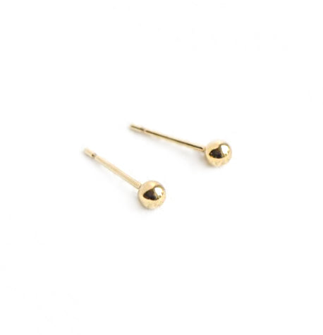 Small Staple Gold Stud Earrings | Ag & Au | Dalgleish Diamonds » Dalgleish  Diamonds