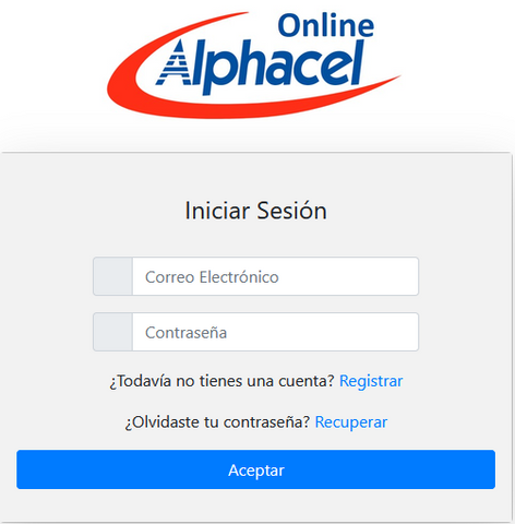 recargar saldo alphacel