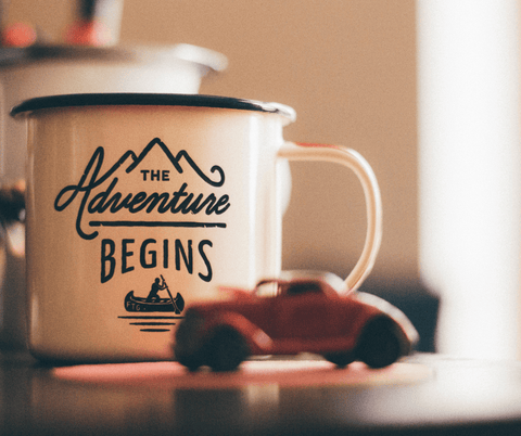 Start you day with Adventure Mug