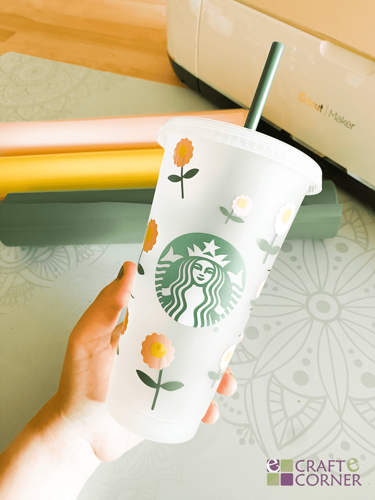 How to Make DIY Starbucks Cup Decals with your Cricut Machine