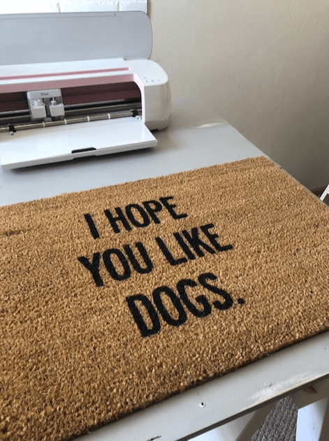 Download How To Make A Personalized Doormat With Your Cricut Craft E Corner