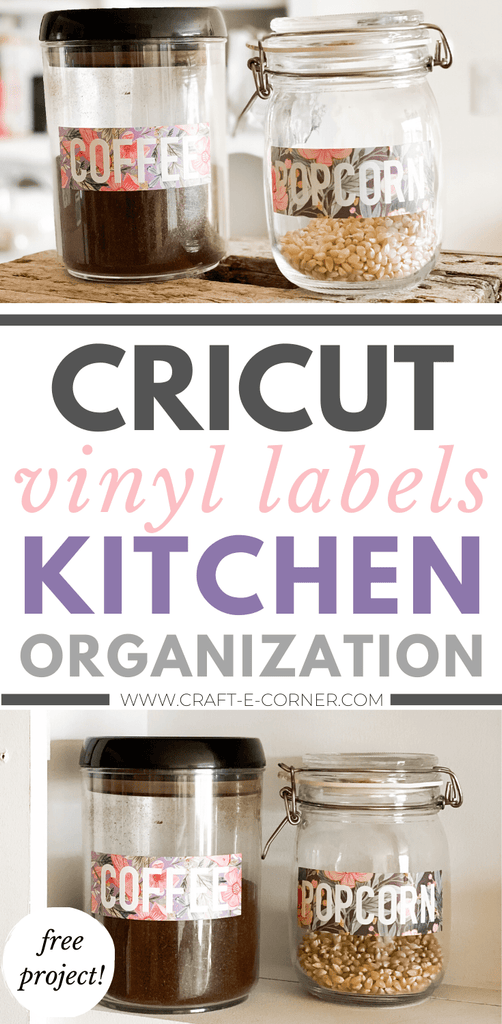 How to make vinyl labels with Cricut to organize your home - Learn to  create beautiful things