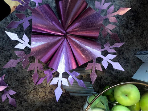 Cricut Frozen Birthday Party DIY Paper Decorations