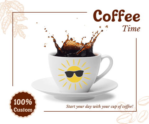 Coffee time with Custom Mug