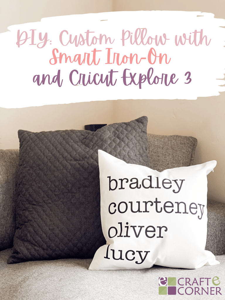 Make a Custom Pillowcase with Cricut Smart Iron-On