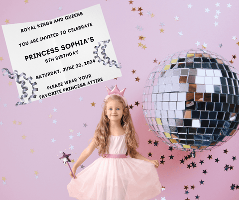 Princess Birthday invitation