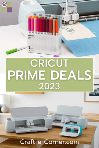 Cricut Prime Deals. Image with Cricut Maker 3, Cricut Explore 3, Cricut Joy, and Cricut Pen Set