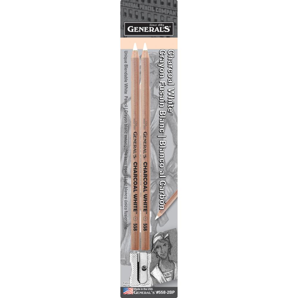 General Pencil Peel & Sketch Charcoal Pencils 3/Pkg