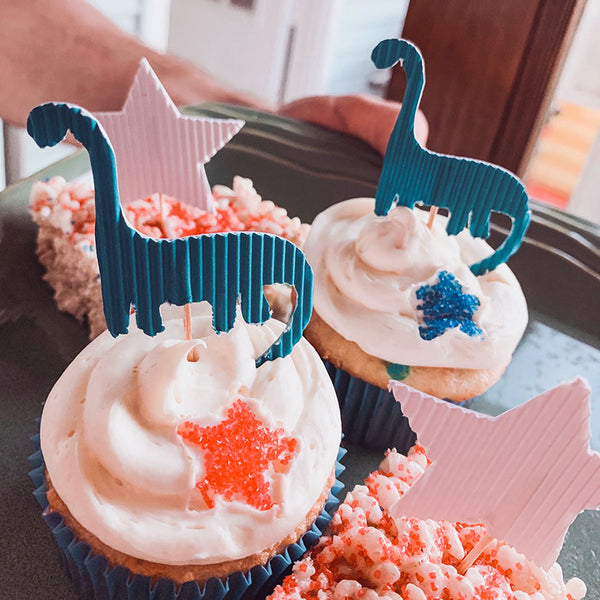 Dinosaur Cupcake Toppers