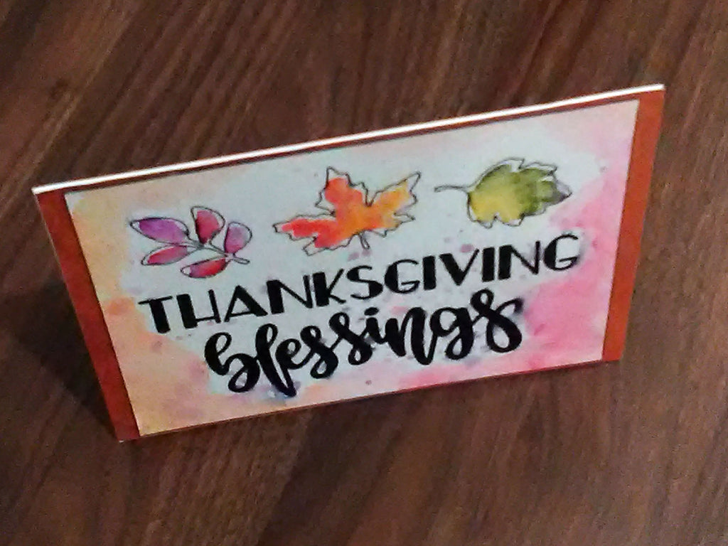 Cricut Thanksgiving Cards With Watercolor and Pens