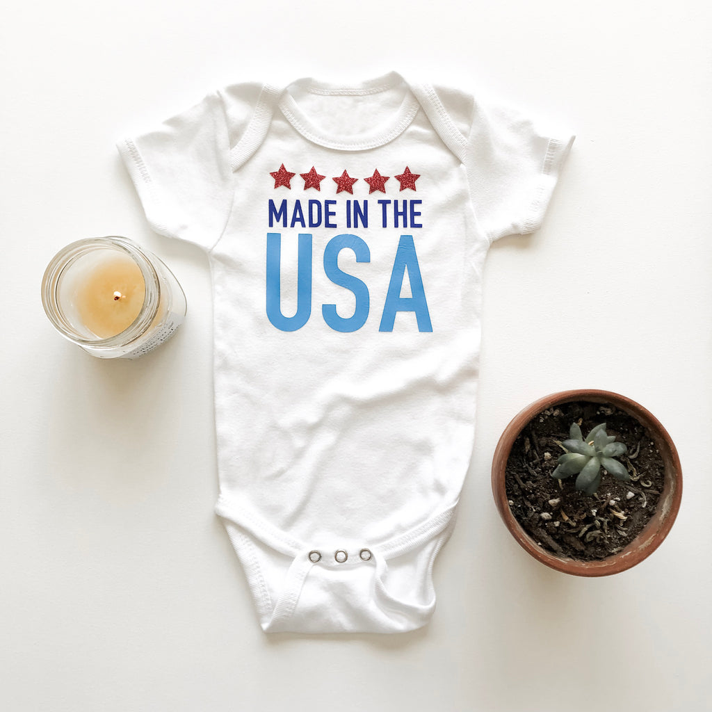 4th of july baby onesie