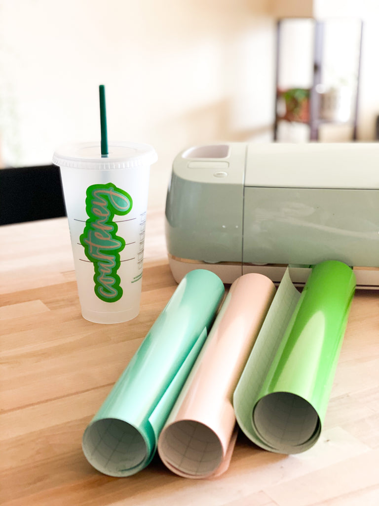 How to Add a Vinyl Decal to a Starbucks Cold Cup Using Teck Wrap Viny