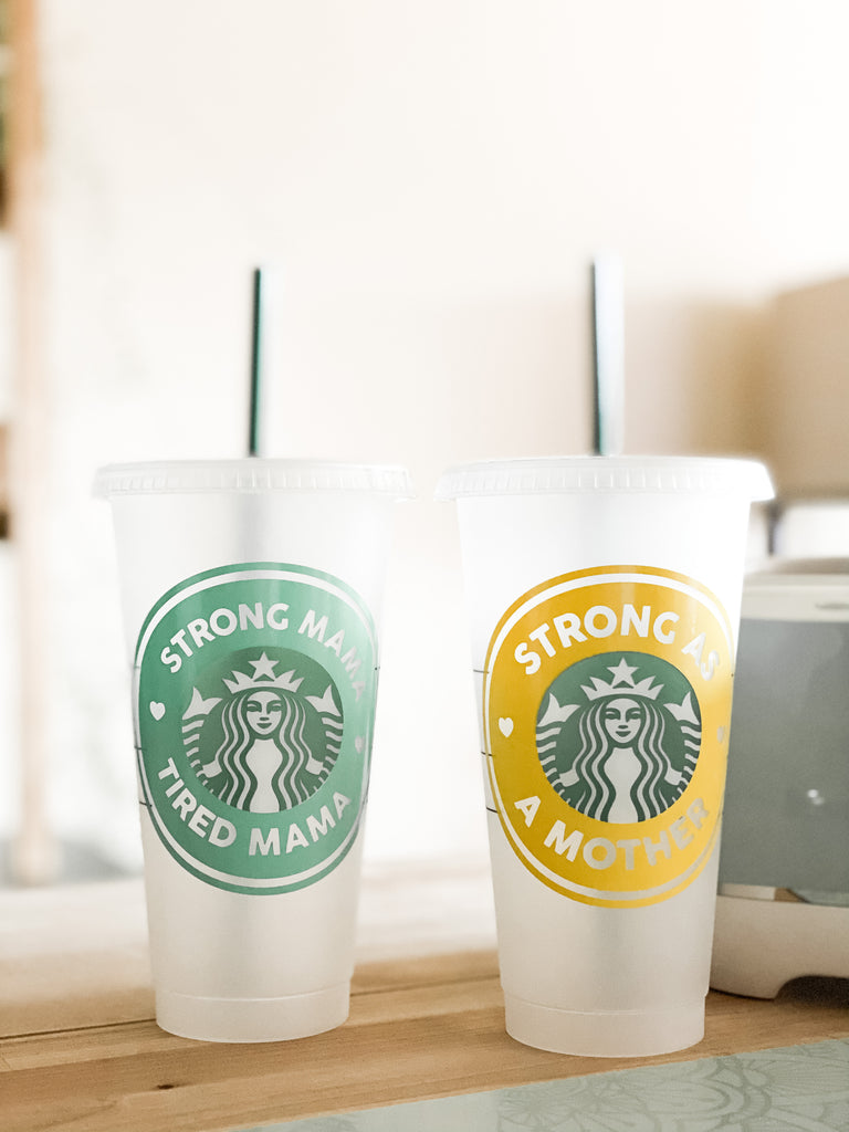 FREE Customized Starbucks Wrap Cup Tutorial