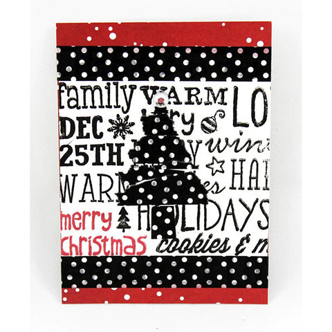 5-Step Washi Tape Tree Christmas Card Tutorial