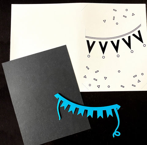 DIY Paper Frame Birthday Card Using Cricut Acetate