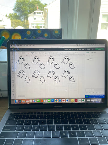 Ghost template in Cricut Design Space