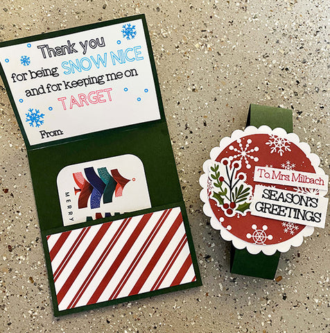 Cricut Christmas Gift Card Holder with Free SVG