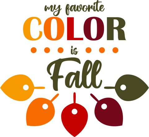 My favorite color is fall