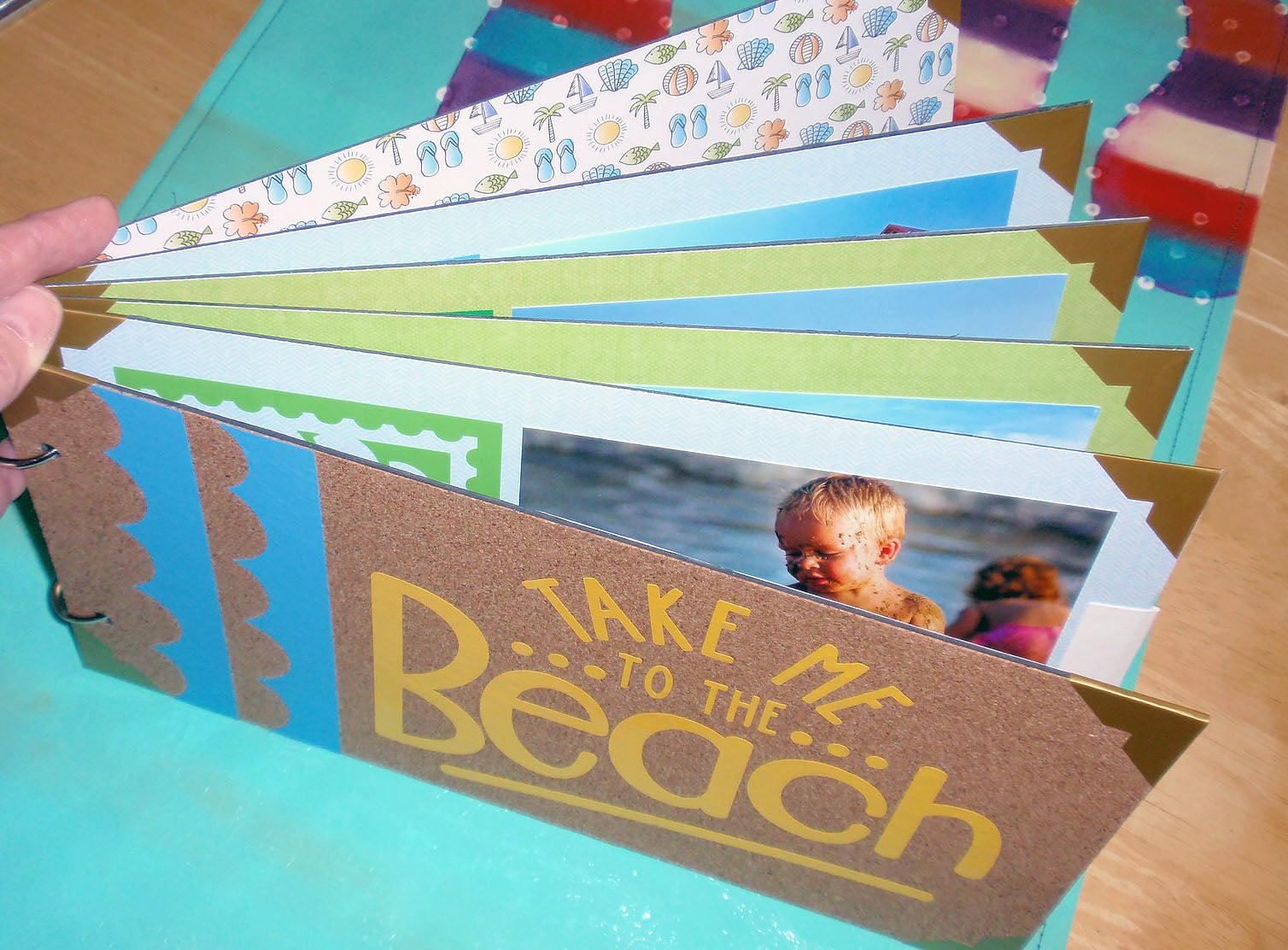 DIY Mini Beach Life Scrapbook Album - Behind the Designs
