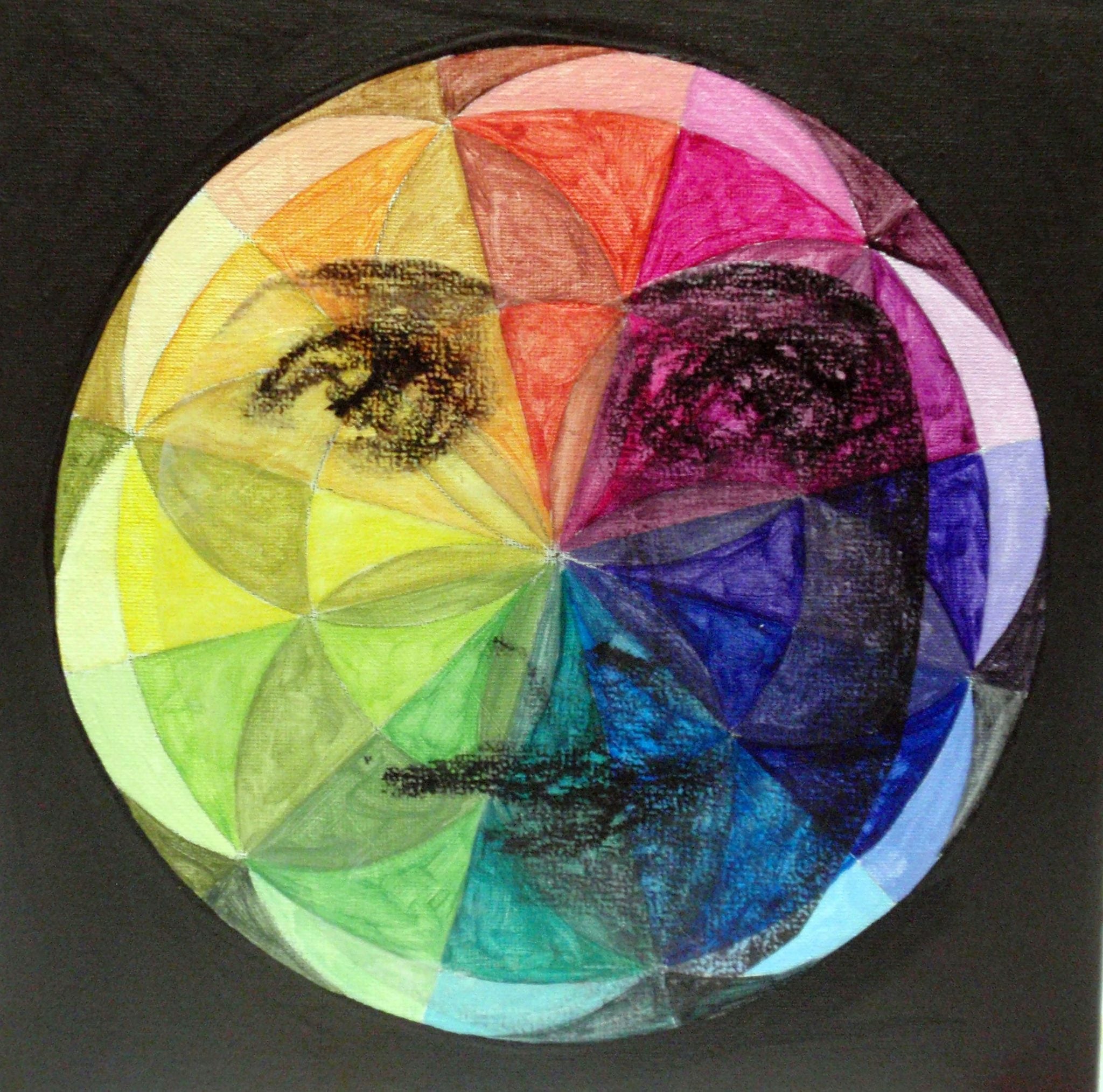 Color Wheel Painting