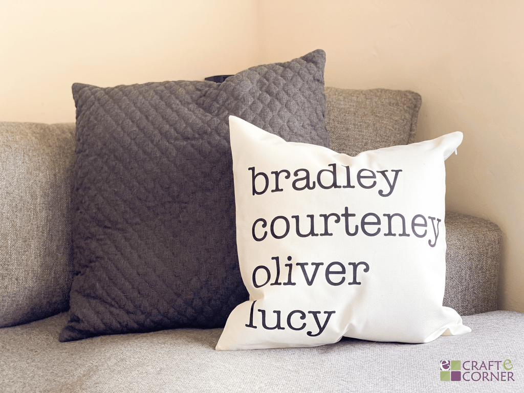 How to Use Cricut Smart Iron-On to Make a Custom Pillow - The Homes I Have  Made