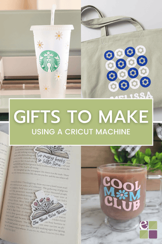 Gifts to make with a Cricut Machine- Starbucks Cups, Mugs, Bookmarks, Tote Bags