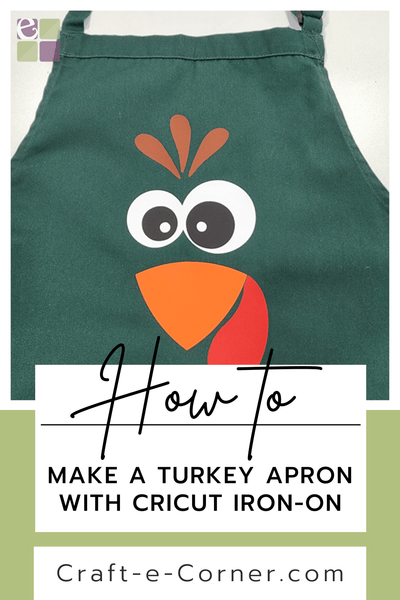 How to use Cricut Iron-On Vinyl on an Apron [Free Cricut SVG file]