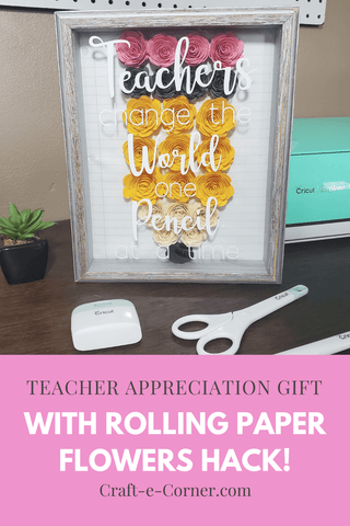 Teacher Appreciation Gifts: Floral Measuring Tape