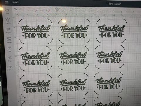 Homemade Thank you Cards with Cricut