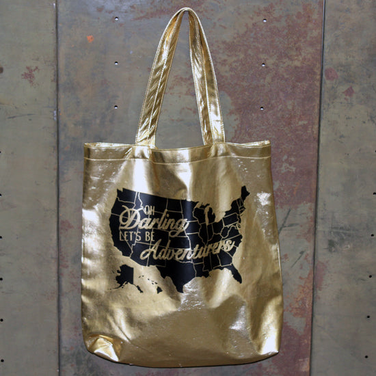 Let's be adventurers gold bag. 